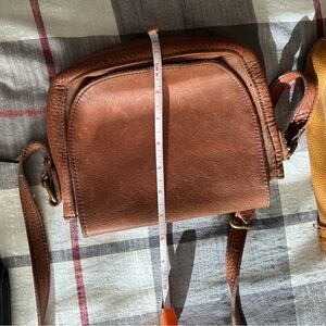 Duluth Trading Co Brown Leather Belt Bag